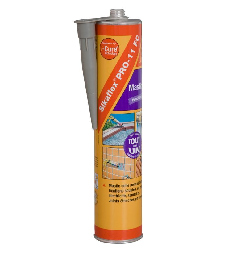 Mastic colle polyuréthanne multi usage Sika Sikaflex Pro 11FC gris